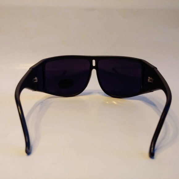 (NWT) Vintage 90's Wrap Around Sun Shield Sport Sunglass (M.Black) - Picture 3 of 4